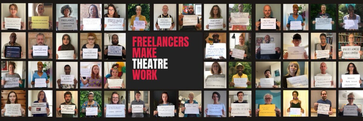 Freelancers Make Theatre Work mozgalom - forrás: Kultúrpanda