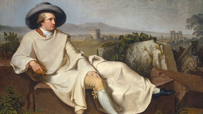 Goethe Tischbein festményén