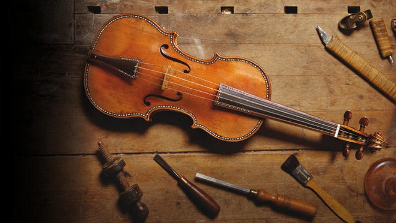 Stradivari hegedű - fotó: Ashmolean Museum