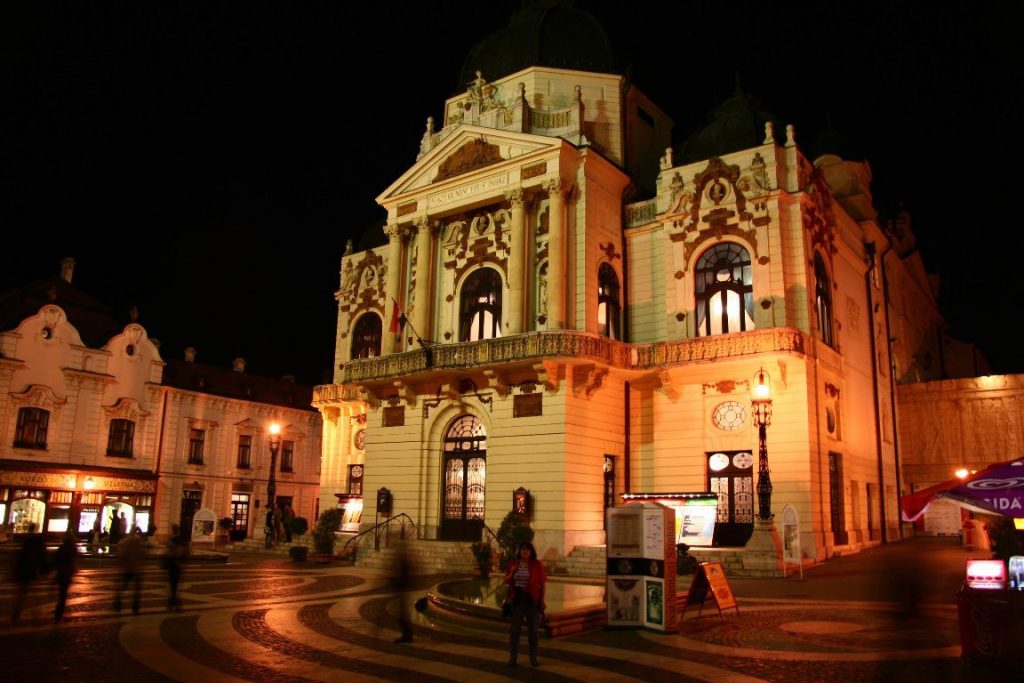 A Pécsi Nemzeti Színház épülete - forrás: PNSZ Nonprofit Kft.