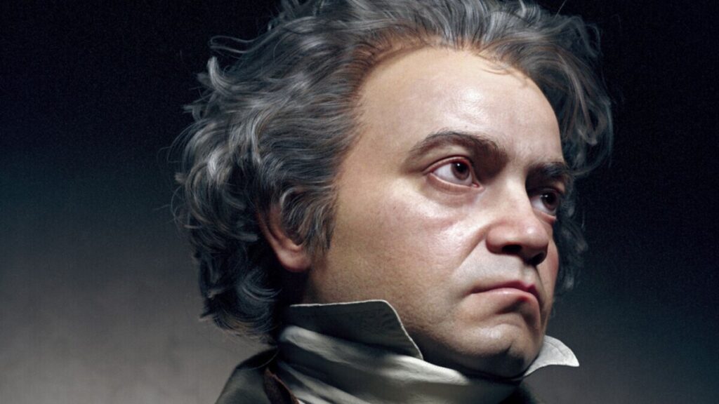Hadi Karimi 3D-s portréja Beethovenről