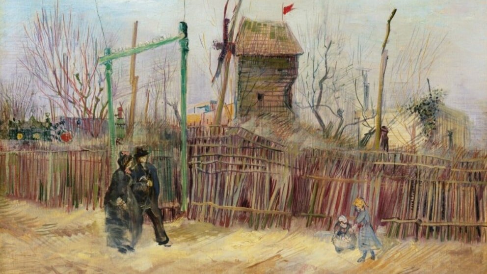Vincent van Gogh: Montmartre-i utcai jelenetet - forrás: Sotheby's