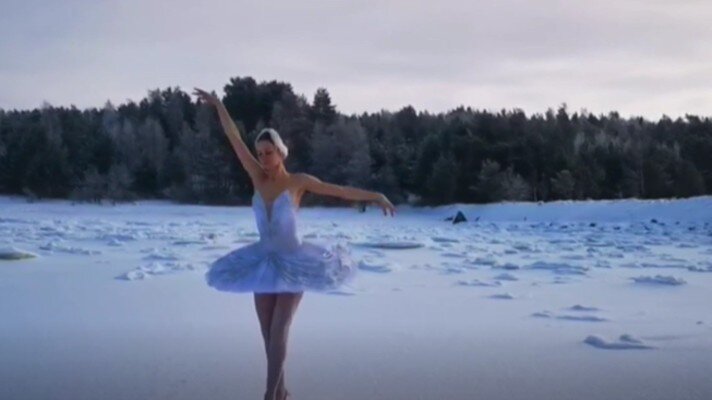 orosz balerina a jégen