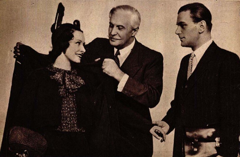 Muráti Lili, Somlay Artúr, Somló István, Hajnali vendég, Vígszínház, 1938. Színházi Élet, 1938/ 7. 12. Arcanum
