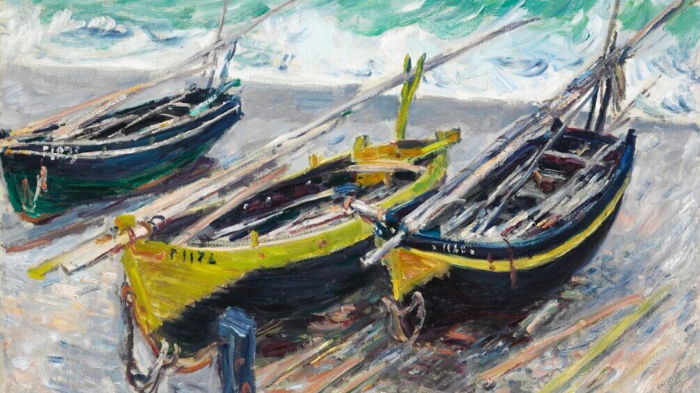 Claude Monet: Három halászhajó, 1886