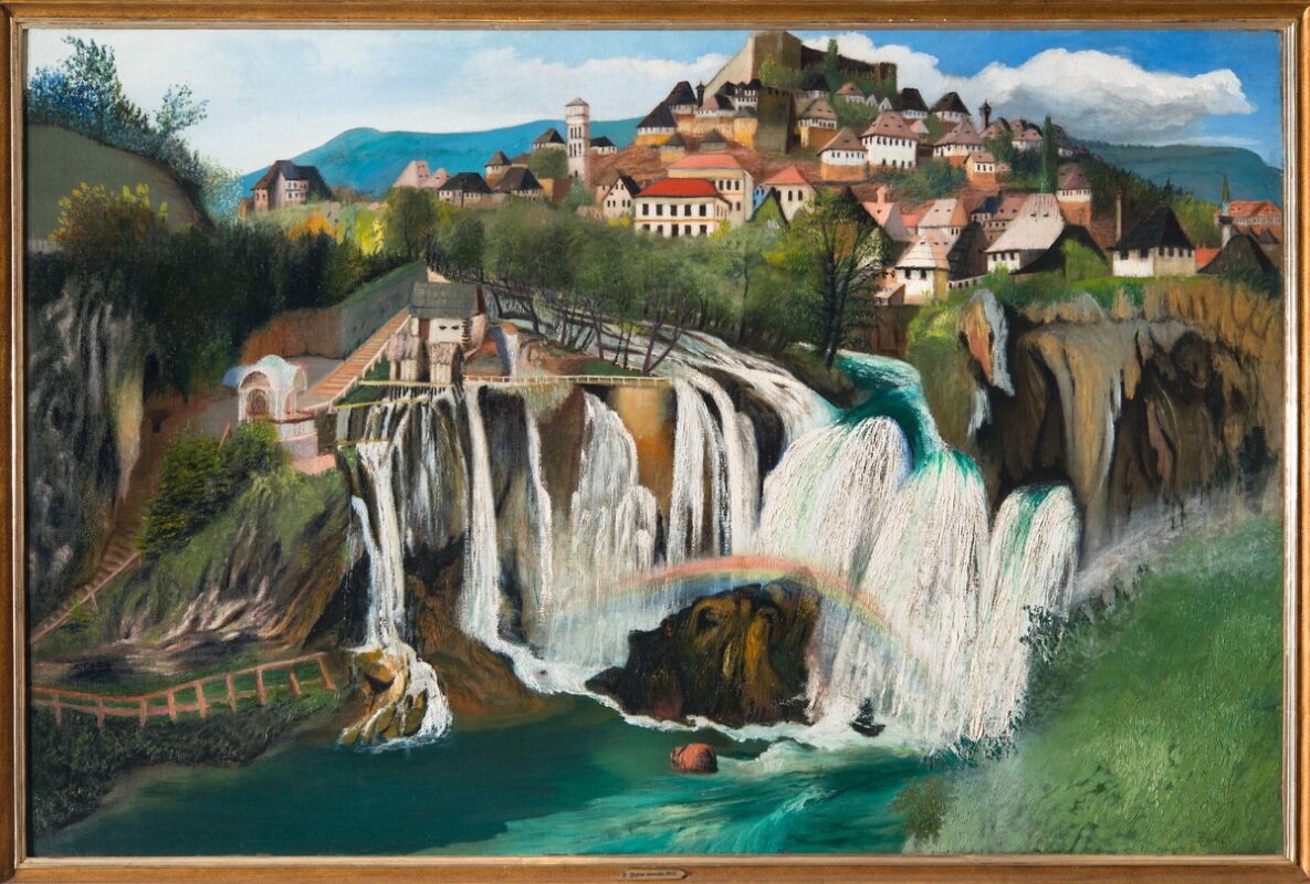 Csontváry Kosztka Tivadar: Jajcei vízesés, 1903
