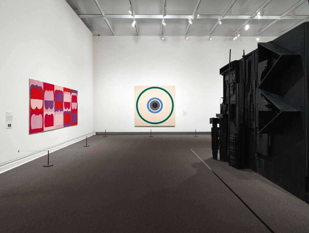 Keserü Ilona munkája a Metropolitan Museum of Arts Epic abstraction: Pollock to Herrera című kiállításán – forrás: Stephen Friedman Gallery