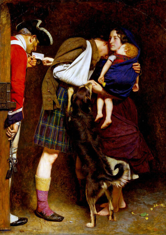Sir John Everett Millais, Bt (1829-1896) A megszabadító parancs - 1746 (1852-3) 