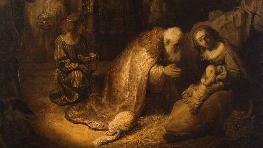 Rembrandt The Adoration of the Magi - forrás: wikipedia