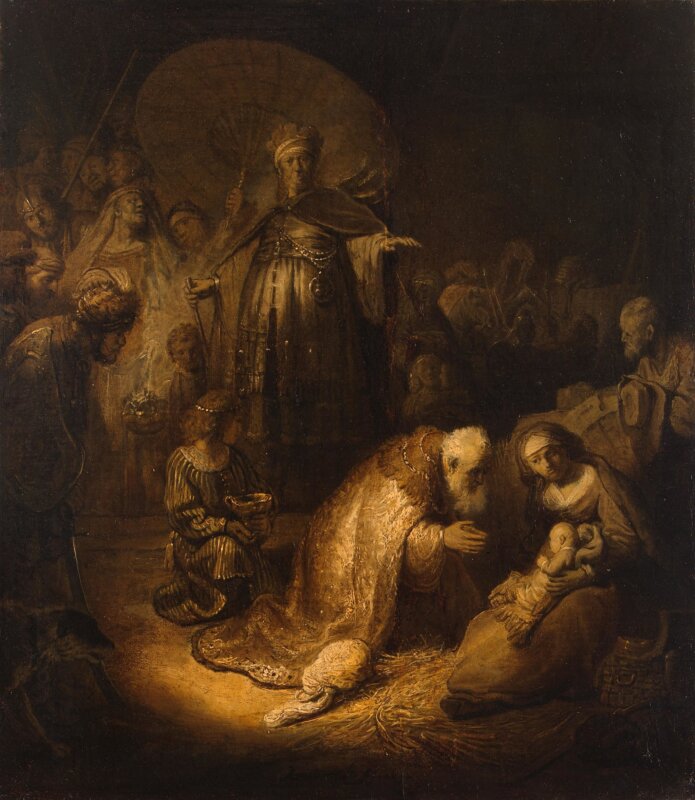Rembrandt The Adoration of the Magi - forrás: wikipedia