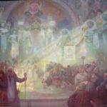 Alphonse Mucha: Athosz szent hegye - Az ortodox irodalom legrégebbi kincseinek menedéke - forrás: wikipedia