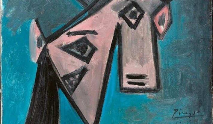 Pablo Picasso: Női fej (1946)