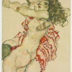 Egon SCHIELE: Ölelkező nők - forrás: Szépművészeti Múzeum-Magyar Nemzeti Galéria