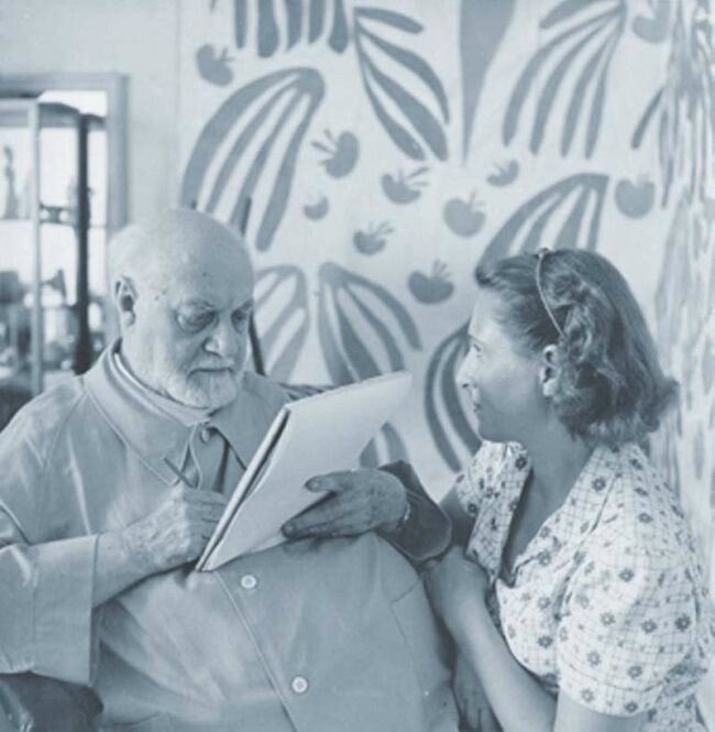 Henri Matisse és Lydia Delectorskaya - forrás: muzaart.ru