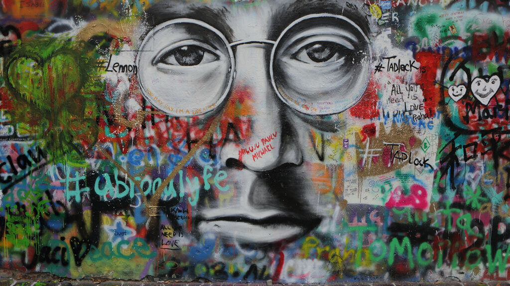 A prágai John Lennon-fal
