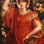 Dante Gabriel Rossetti: Fiammetta jelenése - a modell: Marie Spartali Stillman - forrás: wikipedia