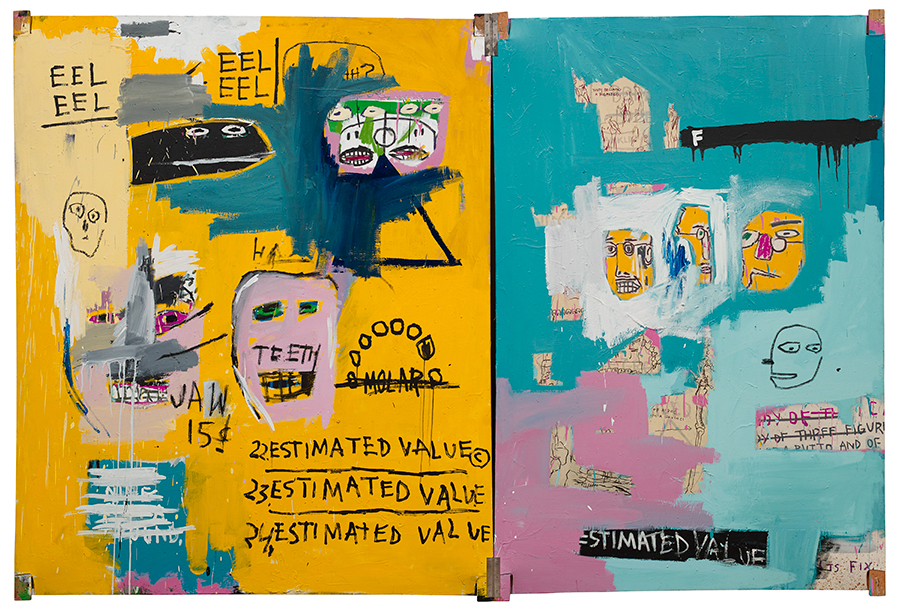 Jean-Michel Basquiat: Hardware Store – forrás: Galerie Bruno Bischofberger