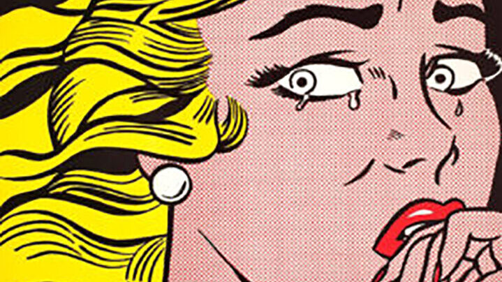 Roy Lichtenstein: Síró lány – forrás: Christie’s