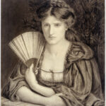 Marie Spartali Stillman: Önarckép - 1871-ben - forrás: Delaware Art Museum
