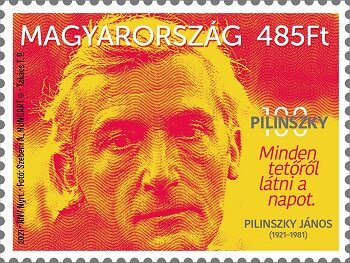 Pilinszky-bélyeg - forrás: Magyar Posta