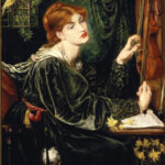 Dante Gabriel Rossetti: Veronica Veronese (1872) - modell: Alexa Wilding - forrás: közkincs