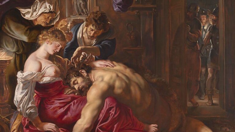 Peter Paul Rubens: Sámson és Delila - forrás: London National Gallery
