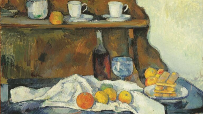 Paul-Cézanne: A tálaló, 1906 (részlet)