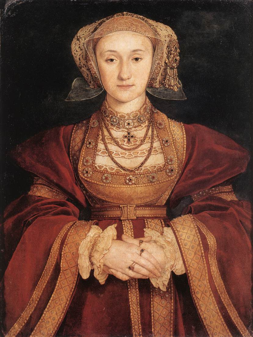 Hans Holbein: Klevei Anna angol királyné - Anne of Cleves - forrás: Louvre
