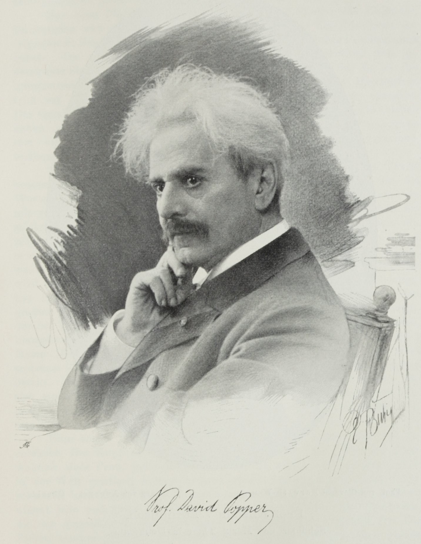 David Popper (1843–1913) 1904 - fotó: E. Bieber / - közkincs