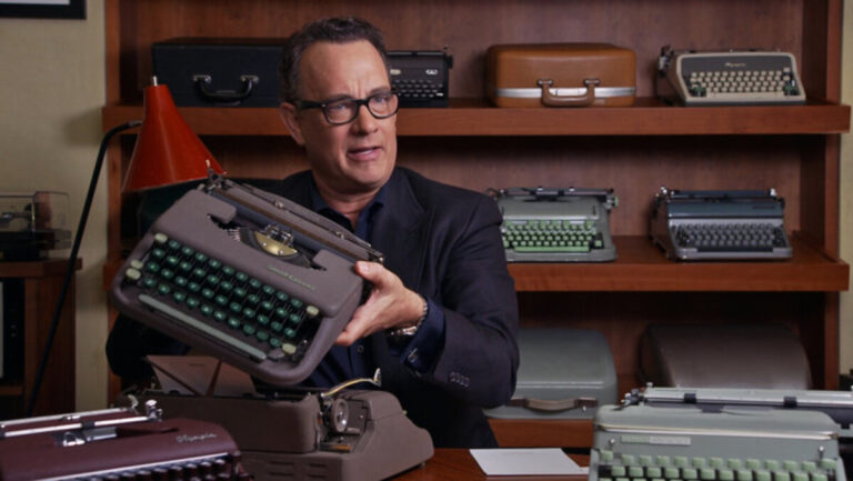 Tom Hanks a California Typewriter című 2016-os dokumentumfilmben - forrás: Youtube