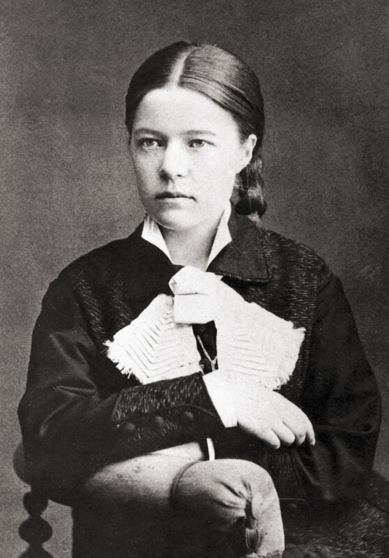 Selma Lagerlöf 1881-ben - forrás: wikipedia