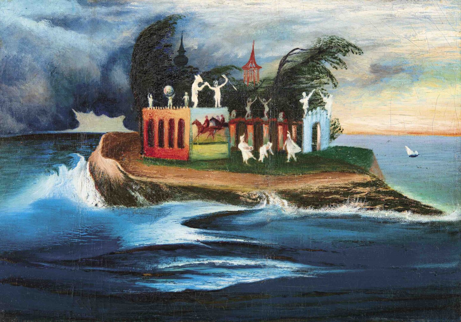 Csontváry Kosztka Tivadar: Titokzatos sziget (1903) - forrás: Virág Judit Galéria