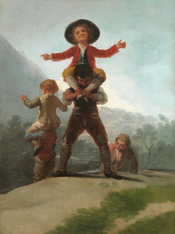 Francisco de Goya y Luciente: Játszó gyerekek (Las gigantillas), 1791-92, Museo Nacional del Prado - Forrás: Wikipedia