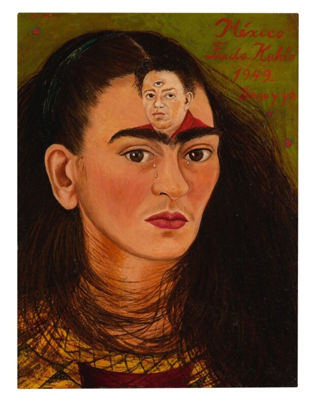 Frida Kahlo: Diego y yo (Diego és én) - forrás: Sotheby's