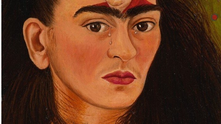 Frida Kahlo: Diego y yo (Diego és én) - részlet - forrás: Sotheby's