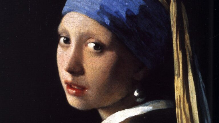 Johannes Vermeer: Lány gyöngy fülbevalóval (1665) - forrás: wikipedia