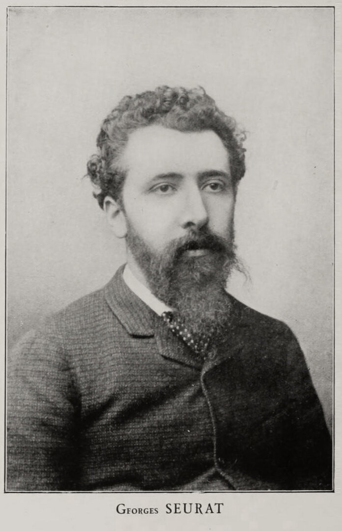 Georges Seurat 1888-ben - forrás: wikipedia