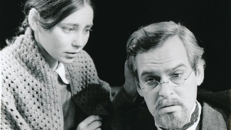 Venczel Vera és Latinovits Zoltán a Ványa bácsi című előadáson, 1970-ben - Fotó: Keleti Éva / Vígszínház Archívum
