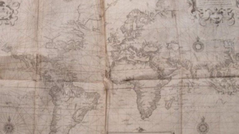 16. századi világtérkép - forrás: YouTube