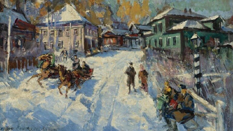 Korovin: Orosz tél - 1936