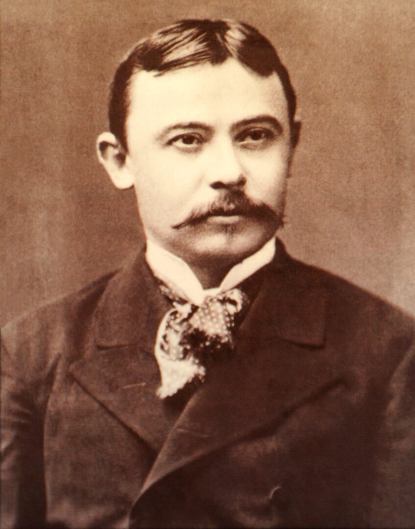 Mikszáth Kálmán portréja (Koller Károly, 1880 körül) - forrás: wikipedia
