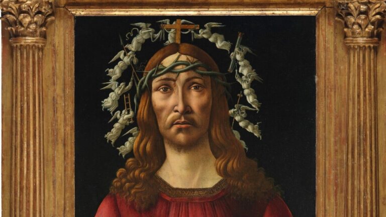 Sandro Botticelli: Man of Sorrows - forrás: Sotheby's