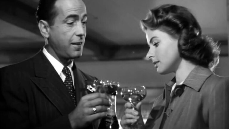 Humprey Bogart és Ingrid Bergman a Casablanca című filmben - forrás: YouTube
