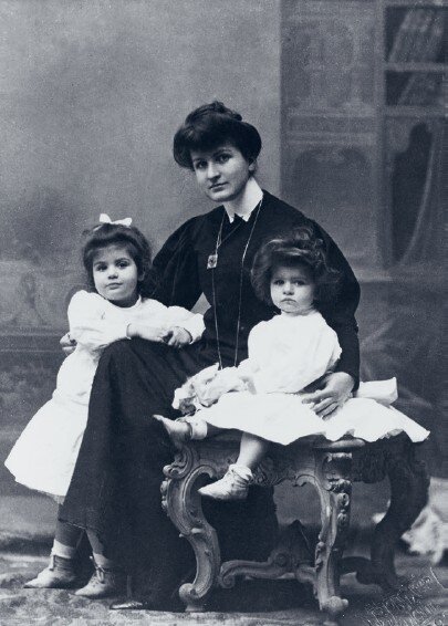 Anna Mahler a gyerekeivel