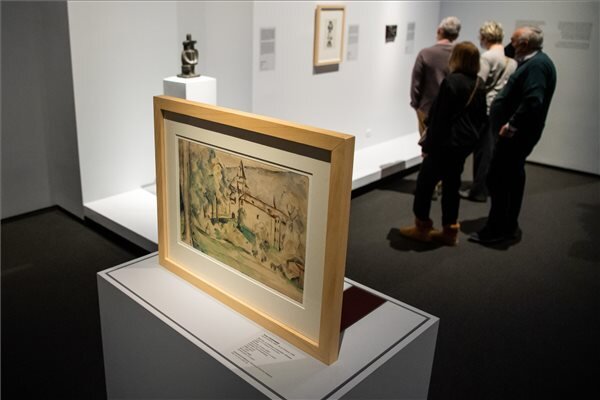 Cezanne: A Colombier-kastély látképe - forrás: Balogh Zoltán / MTI