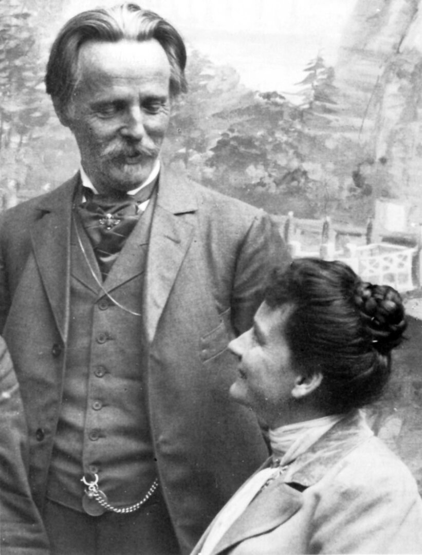 May második feleségével, Klarával 1904-ben - forrás: wikipedia