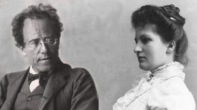 Gustav Mahler és felesége, Alma