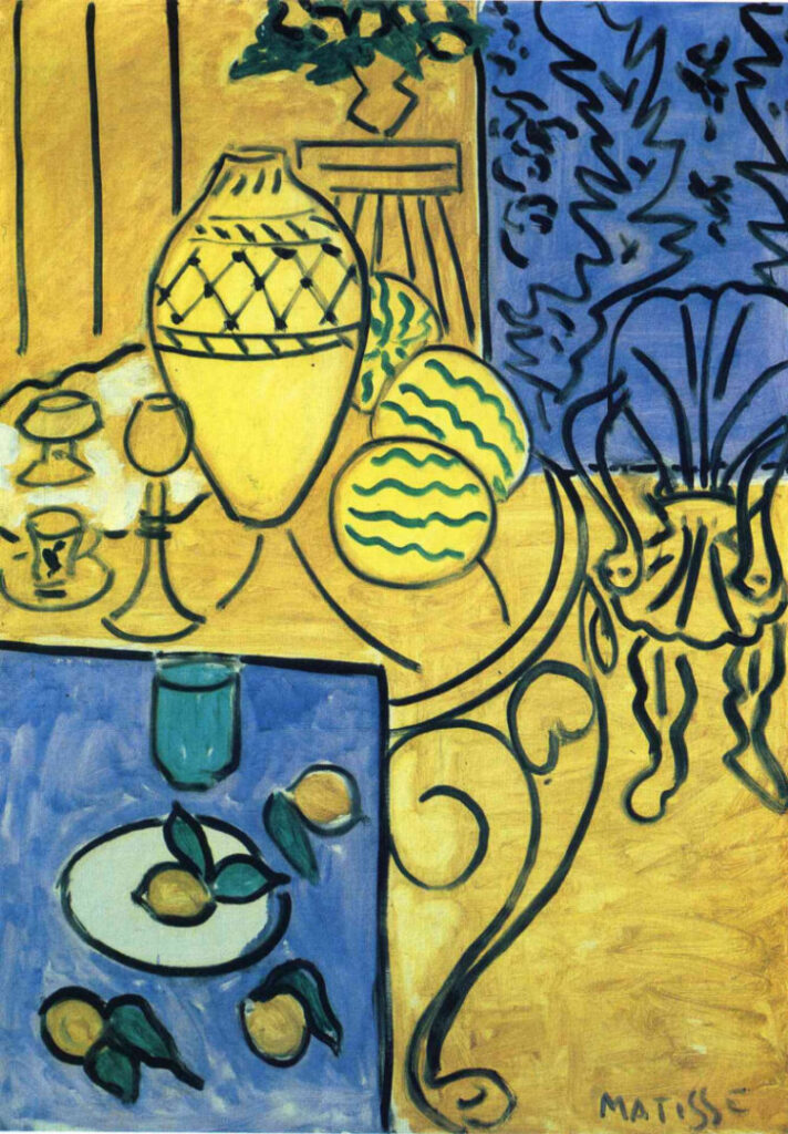 Matisse: Interior in Yellow (részlet) - forrás: YouTube