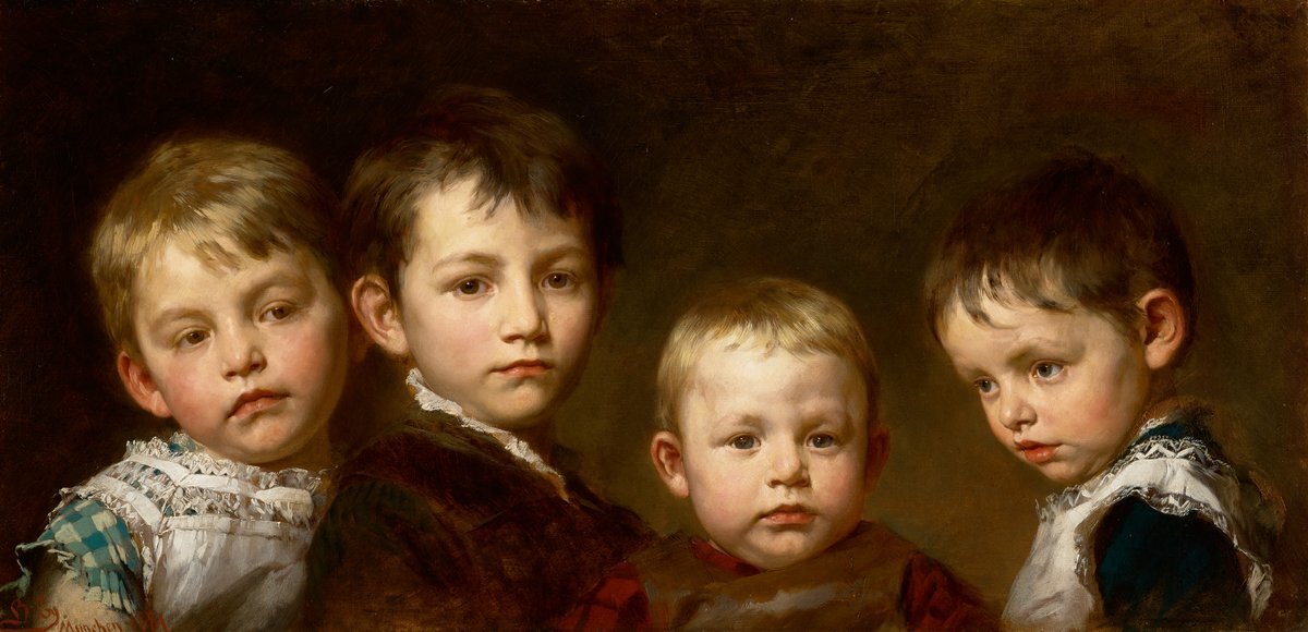 Benczúr Gyula: Gyermekeim, 1881