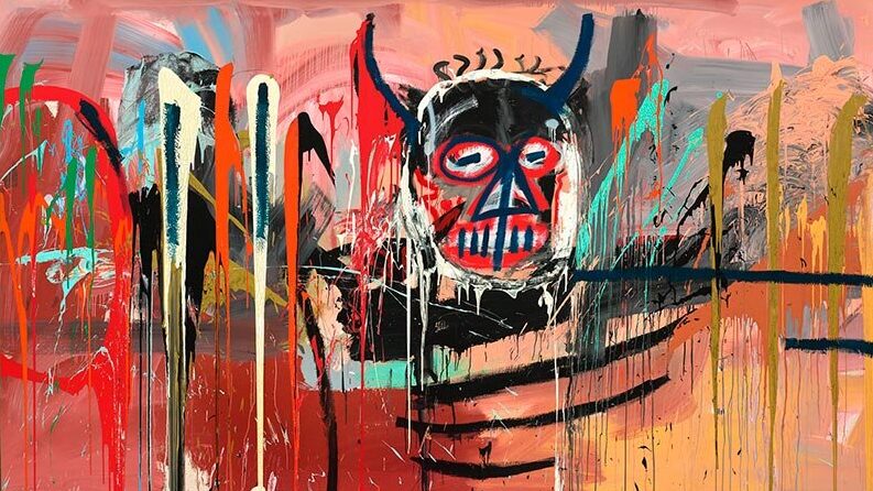 Jean-Michel Basquiat: Cím nélkül (Ördög) – forrás: Phillips